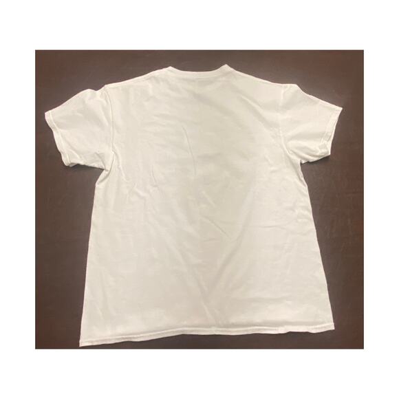 DOM Leave It Better Than You Found It Skull Daisy Graphic Tee White Shirt Large - Picture 2 of 6